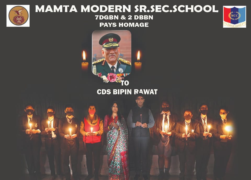 To pay homage to CDS Bipin Rawat and his comrades.